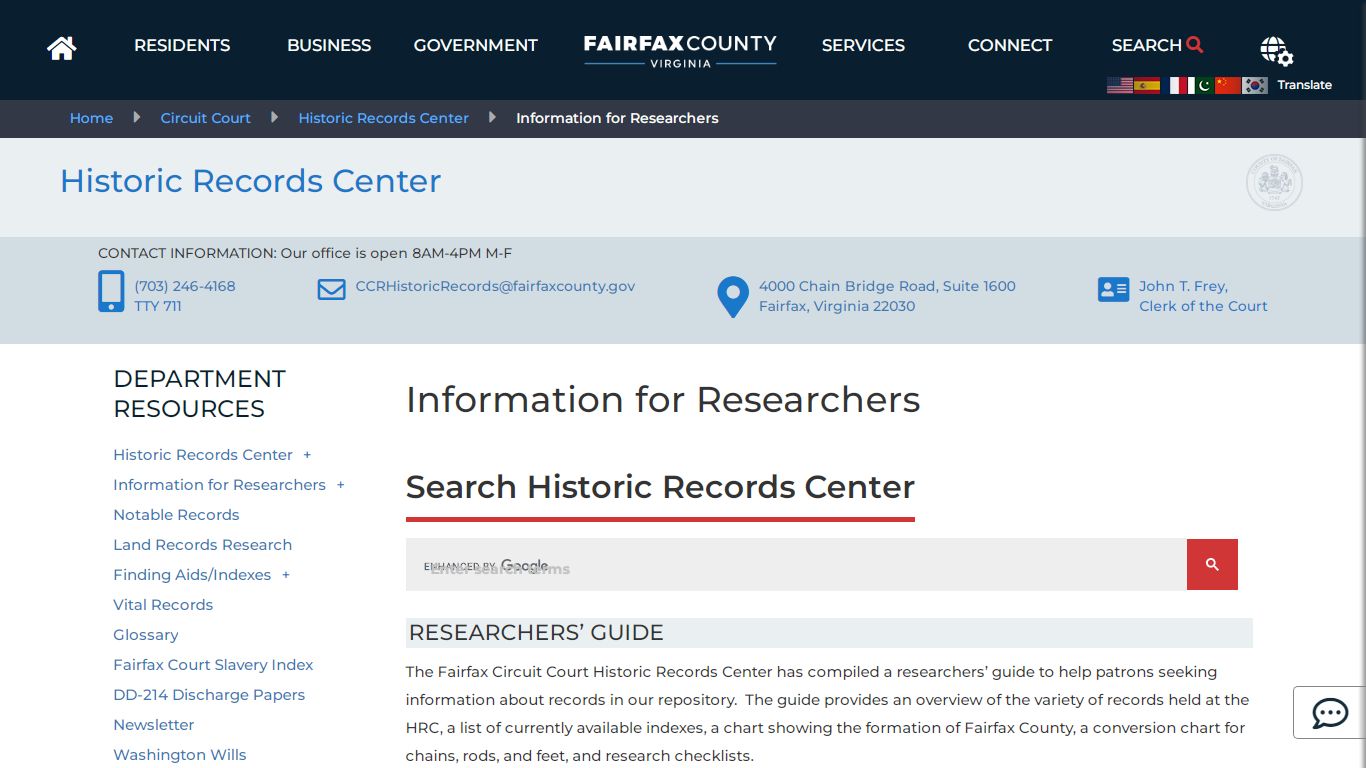 Circuit Court - Fairfax County Homepage | Fairfax County