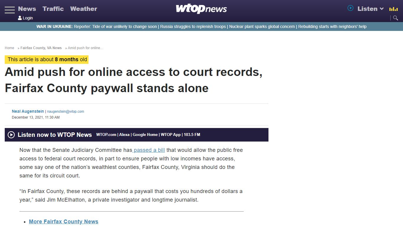 Amid push for online access to court records, Fairfax ...
